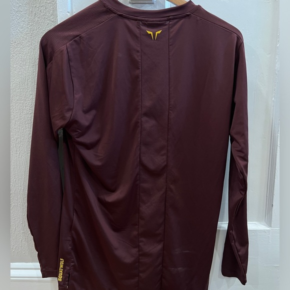 Squatwolf Burgundy Compression Long Sleeve - Small - Picture 1 of 2